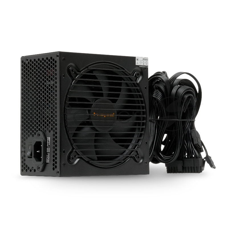 Блок питания HSPD, 500W 80+ White (ATX, 2.52, Non-modular, 1x24(20+4)pin 500mm, 1xCPU 8(4+4)pin 550mm, 1xPCIe*2 8(6+2)pin 500+150mm, 2xSATA*3 400+150+150mm, 1xMOLEX4pin*3 400+150+150mm , Active, 120x120mm, 150x140x86mm, APFC, OVP, UVP, SCP, OPP, NLO,