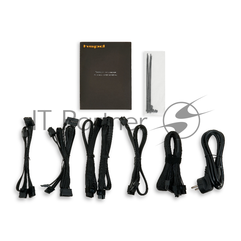 Блок питания HSPD, 850W 80+ Gold (ATX, 2.52, Full modular, 1x24(20+4)pin mesh 550mm, 1xCPU*2 8(4+4)pin 650+150mm, 2xPCIe*2 8(6+2)pin 500+150mm, 2xSATA*3 450+150+150mm, 1xMOLEX4pin*3 450+150+150mm , Active, 120x120mm, 150x140x86mm, APFC, OVP, UVP, SCP