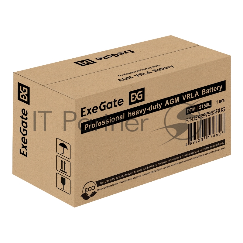 Аккумуляторная батарея ExeGate DTM 12150L (12V 150Ah, болт М8)