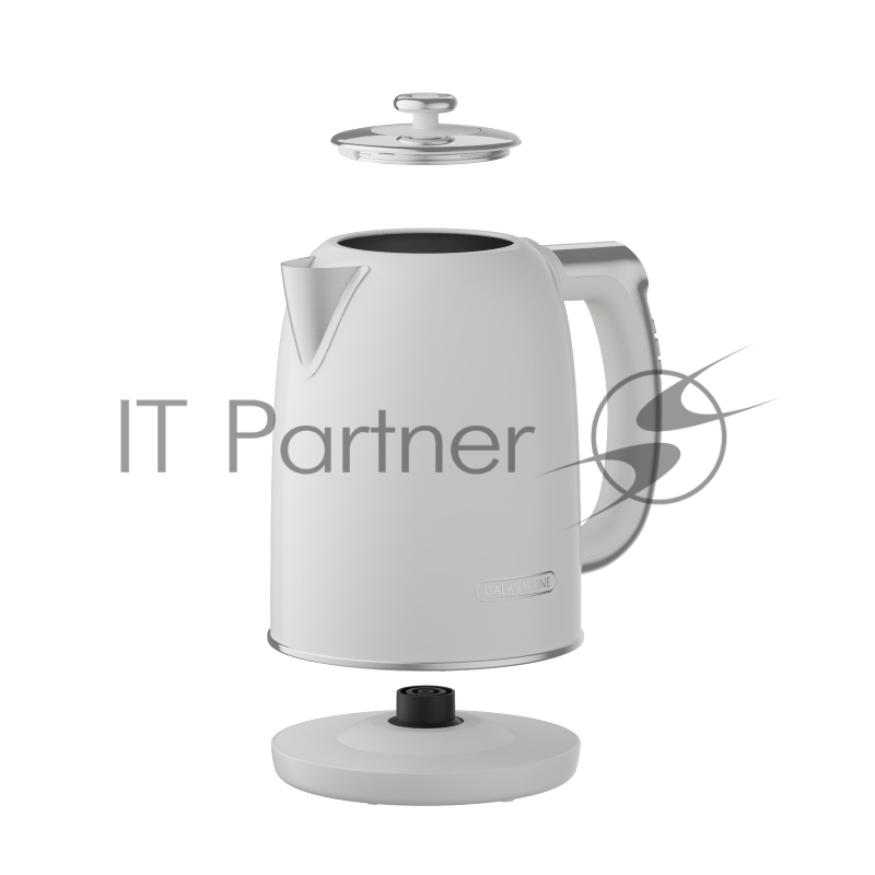 Чайник электрический Galaxy Line GL 0361 белый 1.7л. 2200Вт нерж.сталь/пластик