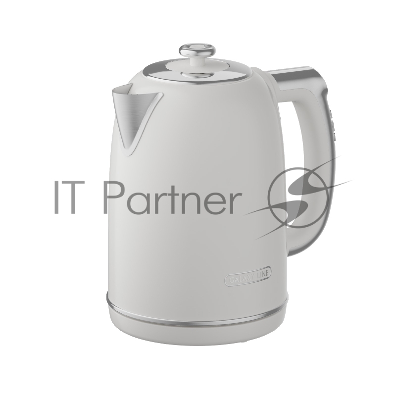 Чайник электрический Galaxy Line GL 0361 белый 1.7л. 2200Вт нерж.сталь/пластик