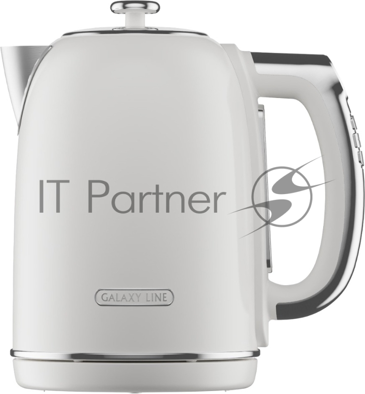 Чайник электрический Galaxy Line GL 0361 белый 1.7л. 2200Вт нерж.сталь/пластик