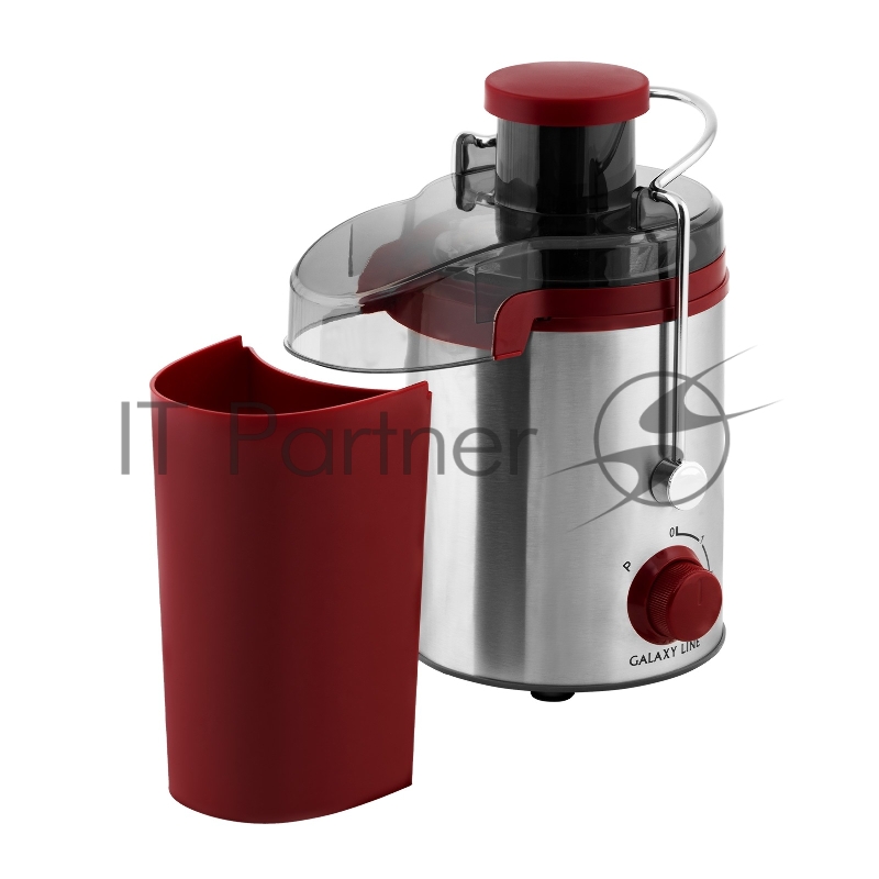 Соковыжималка центробежная Galaxy Line GL 0816 850Вт рез.сок.:550мл. красный/серебристый
