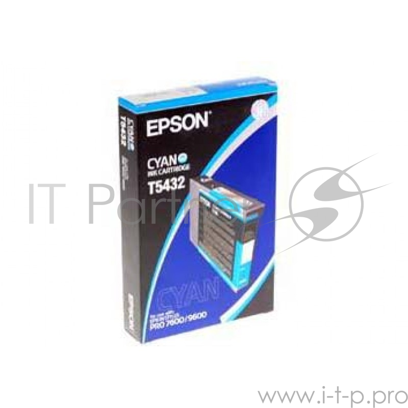 Картридж струйный Epson C13T543200 голубой для Epson St Pro 7600/9600