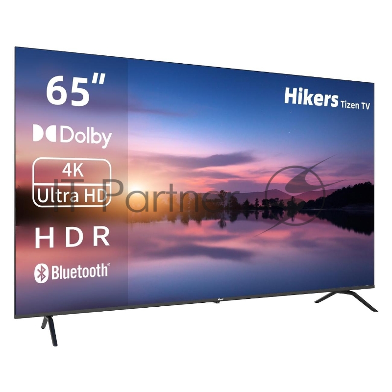Телевизор Hikers 65 65HTU01 черный VA DirectLED UHD 4K 60Hz TizenOS
