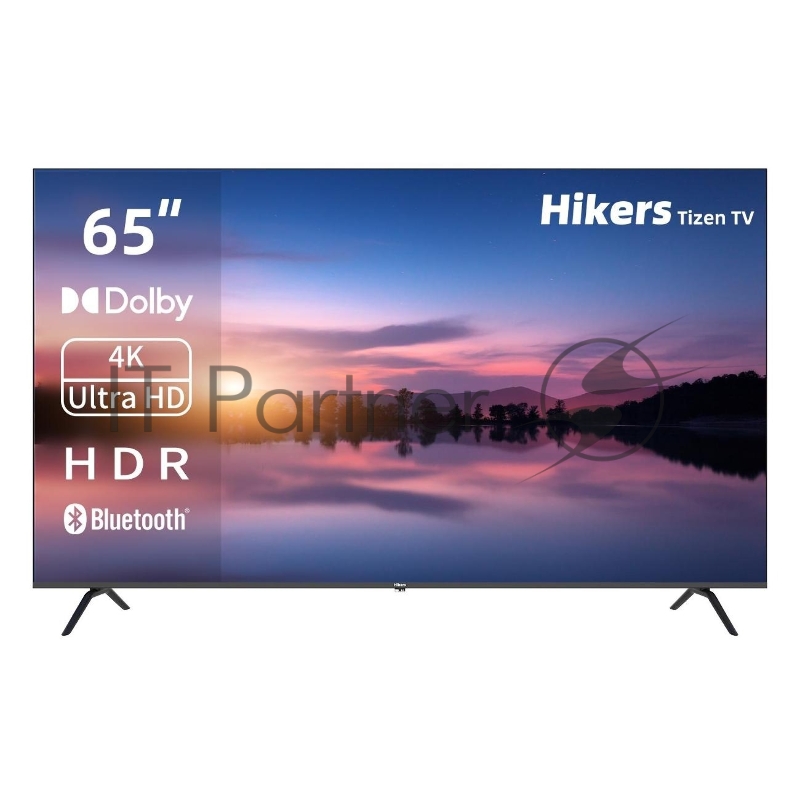 Телевизор Hikers 65 65HTU01 черный VA DirectLED UHD 4K 60Hz TizenOS