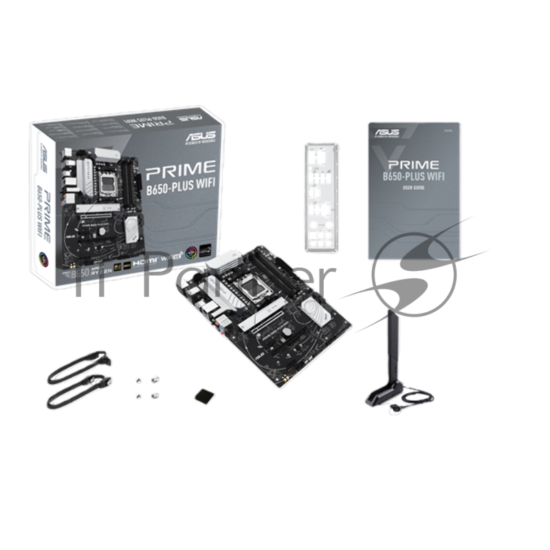 Материнская плата ASUS PRIME B840-PLUS WIFI, AM5, B840, 4*DDR5, 4*SATA, 3*M.2, 3*USB 3.2, 4*USB 2.0, Type-C, 5*PCIx16, 1*PCIx1, DP+HDMI, ATX 90MB1KP0-M0EAY0