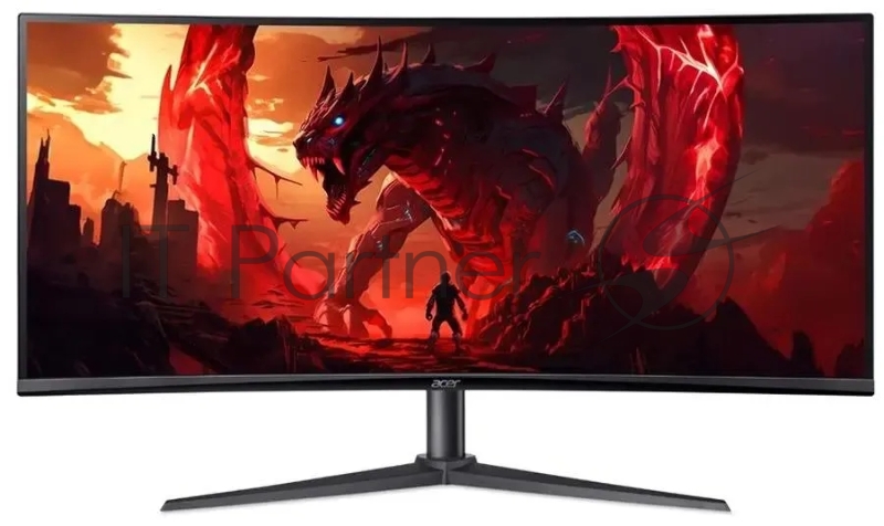 Монитор 34 Acer Nitro XZ342CUV3bmiiphx VA 3440x1440, 180 Гц, 1 мс, 21:9, 400 кд/м2, 2хHDMI, 1хDP, изогнутый, черный