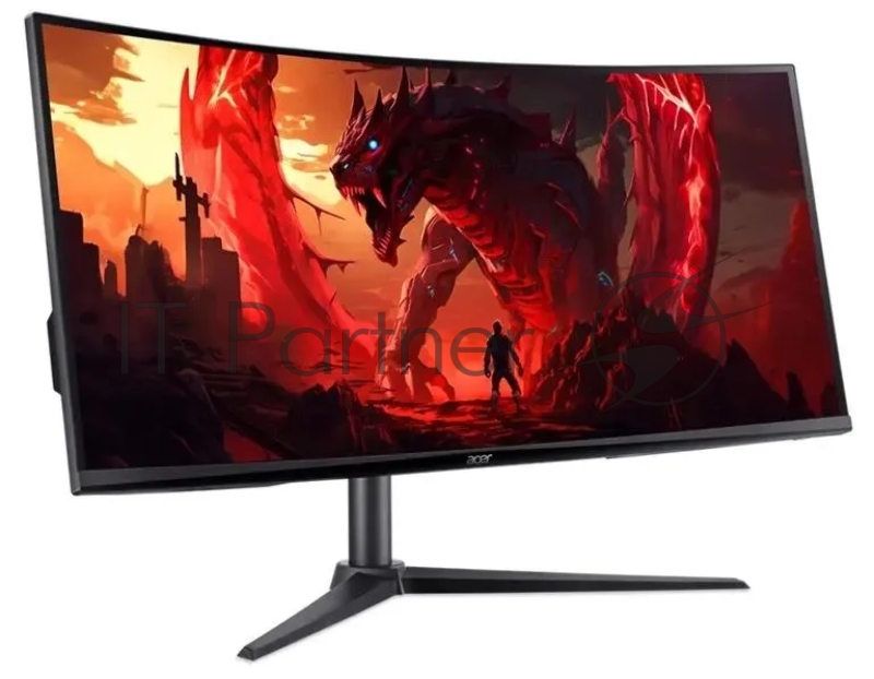 Монитор 34 Acer Nitro XZ342CUV3bmiiphx VA 3440x1440, 180 Гц, 1 мс, 21:9, 400 кд/м2, 2хHDMI, 1хDP, изогнутый, черный