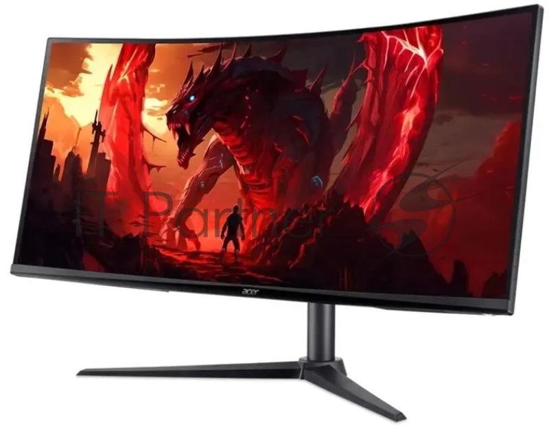 Монитор 34 Acer Nitro XZ342CUV3bmiiphx VA 3440x1440, 180 Гц, 1 мс, 21:9, 400 кд/м2, 2хHDMI, 1хDP, изогнутый, черный