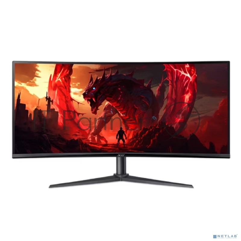 Монитор 34 Acer Nitro XZ342CUV3bmiiphx VA 3440x1440, 180 Гц, 1 мс, 21:9, 400 кд/м2, 2хHDMI, 1хDP, изогнутый, черный