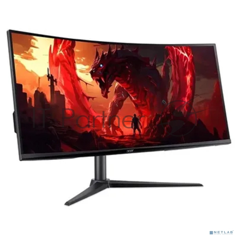 Монитор 34 Acer Nitro XZ342CUV3bmiiphx VA 3440x1440, 180 Гц, 1 мс, 21:9, 400 кд/м2, 2хHDMI, 1хDP, изогнутый, черный