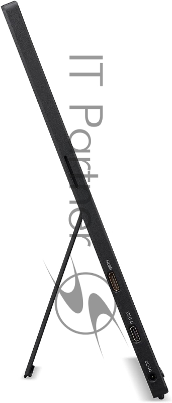 Монитор/ ACER PM181QAbmiux 17,3, ZeroFrame, UltraThin Black, 16:9, IPS, 1920x1080, 7ms, 250cd, 60Hz, 1xMiniHDMI + 1xType-C(15W) + SPK + Audio Out, Speakers 0.5Wx2,