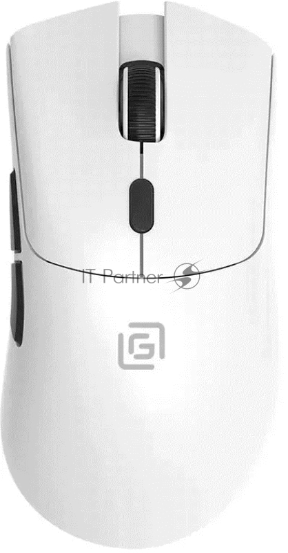 Мышь Оклик/Oklick 801GW белый оптическая 10000dpi беспров. BT/Radio USB для ноутбука 6but