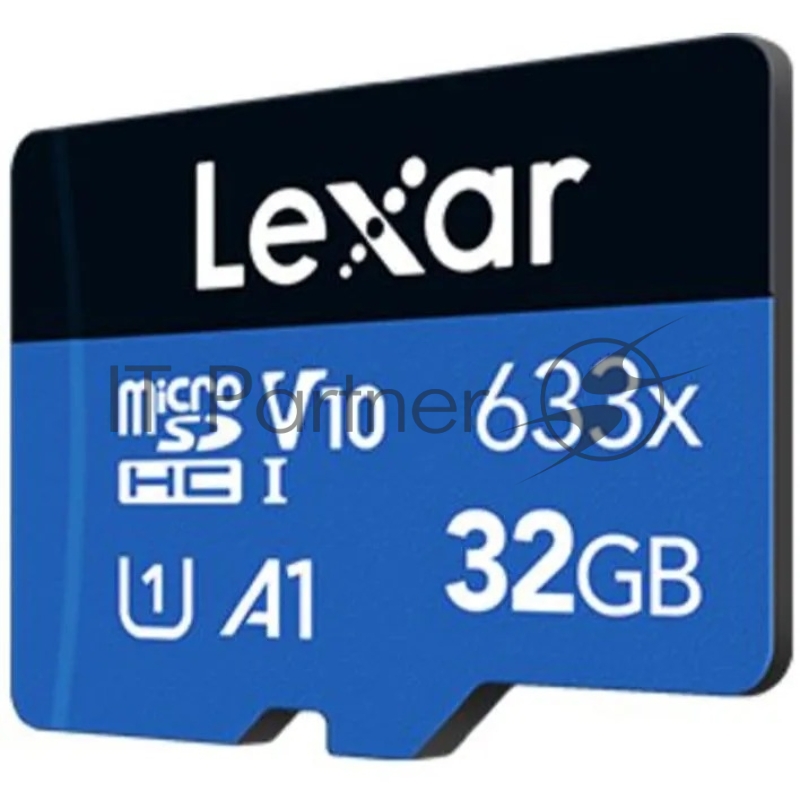 Флеш карта microSD 32GB Lexar High-Performance 633x microSDHC UHS-I U1 V10 A1 C10, 100/20 Mb/s (SD адаптер)