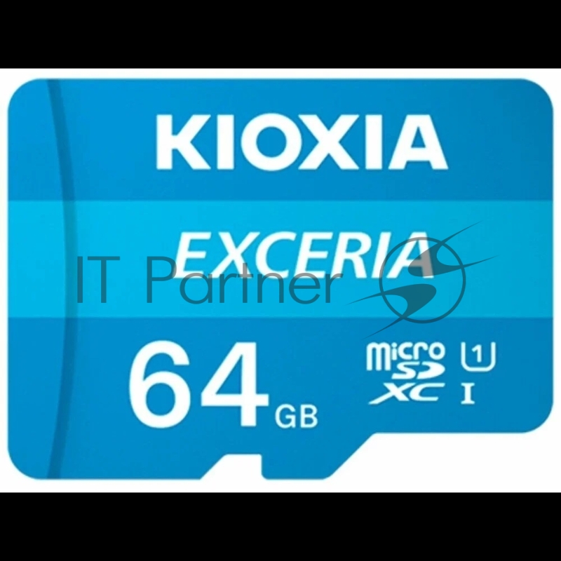 Флеш карта microSD 64GB Kioxia EXCERIA microSDXC Class 10 UHS-I U1 C10, 100 MB/s
