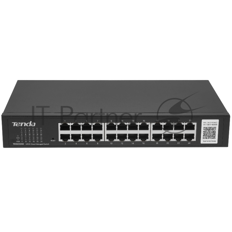 Коммутатор облачный управляемый Tenda TEG2224D 24x1 Гбит/с, металлический корпус