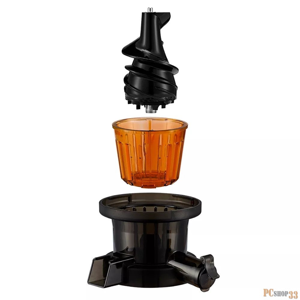 Соковыжималка шнековая Kitfort КТ-1128 150Вт рез.сок.:800мл. черный