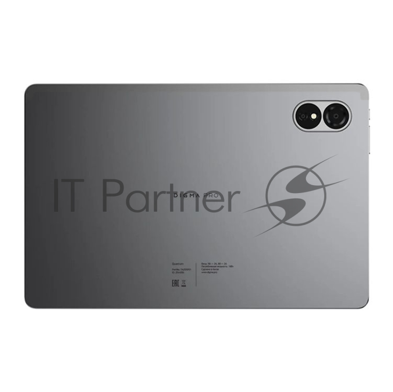 Планшет Digma Pro Quantum T606 (1.6) 8C RAM6Gb ROM128Gb 11 In-Cell 1280x800 4G 2Sim Android 14 серый 13Mpix 5Mpix BT WiFi microSD 2Tb 7000mAh