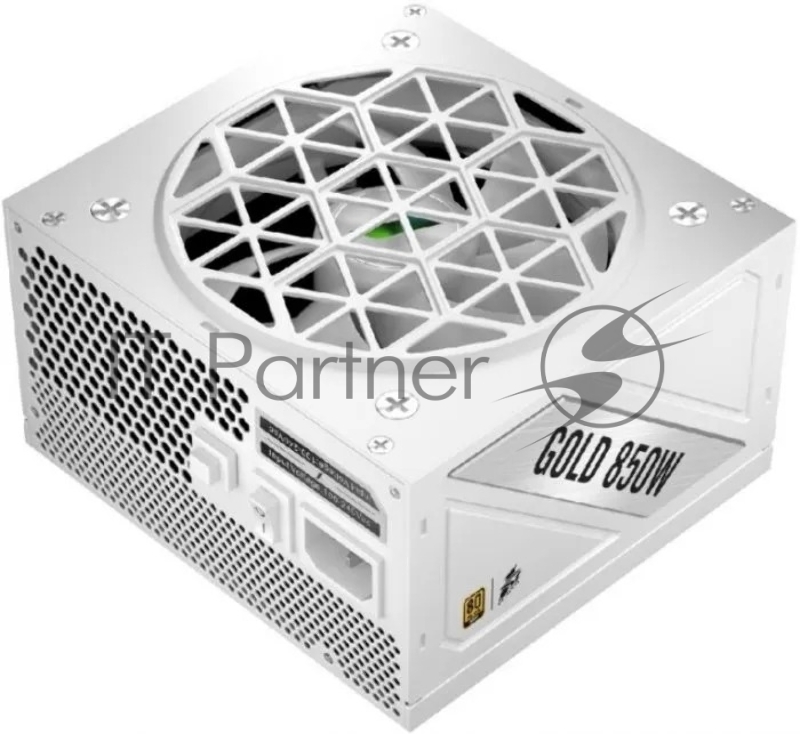 Блок питания 1STPLAYER NGDP Gold 850W White/ ATX 3.0, APFC, 80 PLUS Gold, LLC+DC-DC, 120mm fan, full modular / HA-850BA4-WH