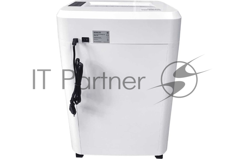 Шредер Office Kit S210N 3,9x38 белый (секр.P-4) фрагменты 16лист. 35лтр. скрепки скобы пл.карты CD