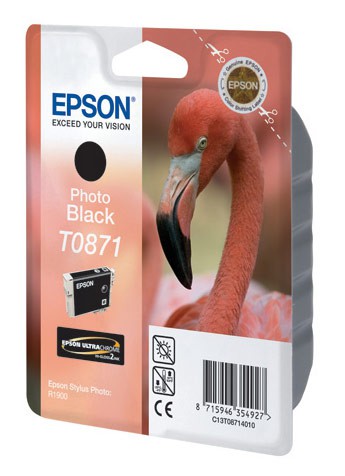 Картридж струйный Epson C13T08714010 фото черный для Epson St Ph R1900