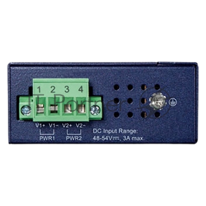 Коммутатор PLANET IGS-504PT IP30 Compact size 4-Port 10/100/1000T 802.3at PoE + 1-Port 10/100/1000T Gigabit Ethernet Switch (-40~75 degrees C, dual 48~54V DC)