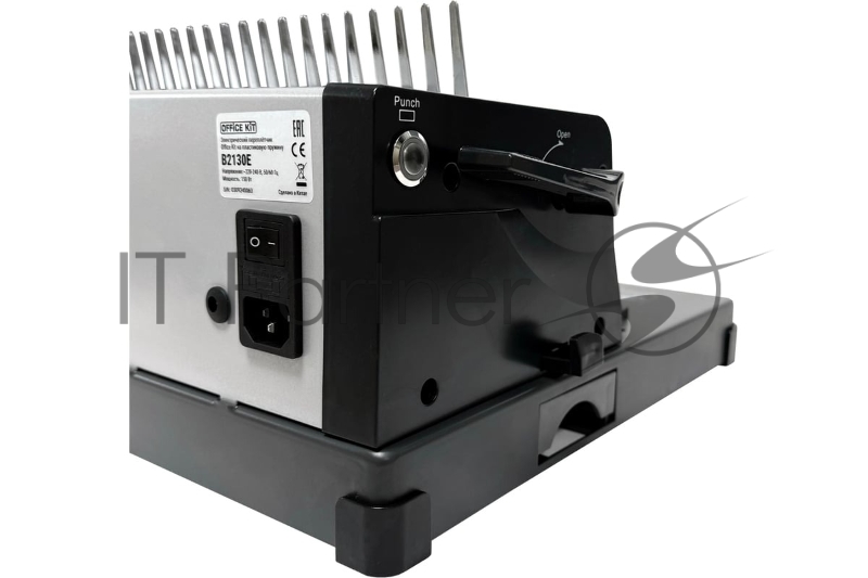 Переплетчик Office Kit B2130E A4/перф.35л.сшив/макс.500л./пл (6-51мм)/электр.