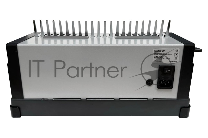 Переплетчик Office Kit B2130E A4/перф.35л.сшив/макс.500л./пл (6-51мм)/электр.