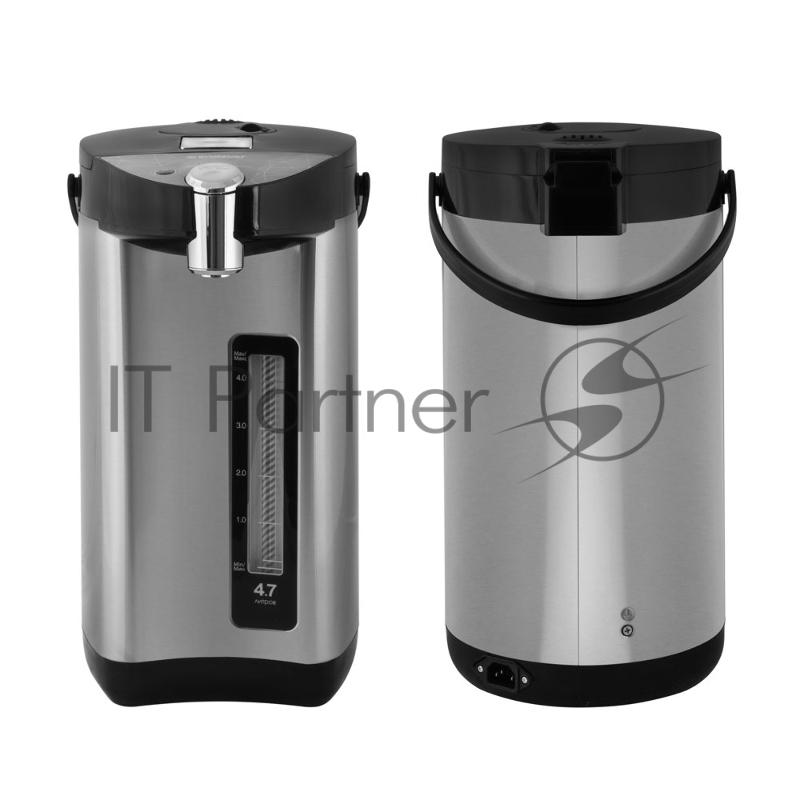 Термопот электрический Endever Altea-2090, стальной/черный, мощность 1000 Вт, емкость 4.7 л, 6 шт/уп