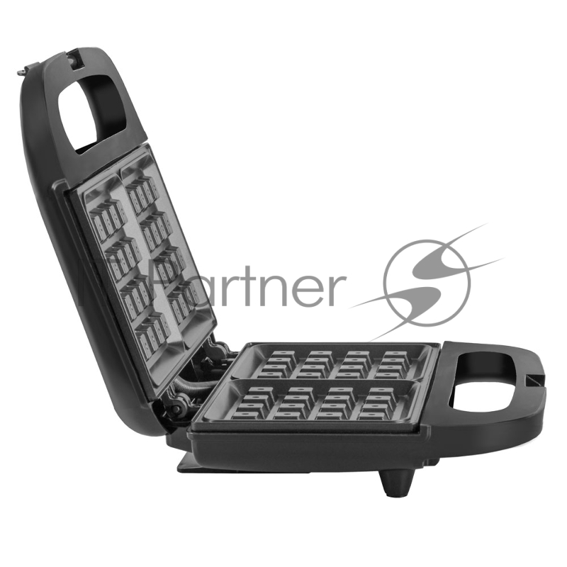 Вафельница Endever Skyline WM-22, черный, мощность 850 Вт, на 2 вафли, автом. терморегулятор, размеры 22,6*22,4 см, 6 шт/уп