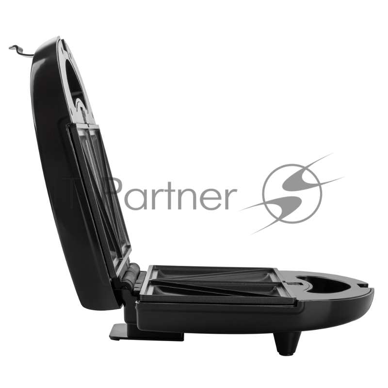 Сэндвичница электрическая Endever Skyline SM-30 2 в 1, черный, мощность 850 Вт, автом. терморегулятор, размеры 23,7*23,8 см, 4 шт/уп