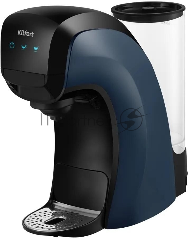 Кофемашина Kitfort КТ-7462, 1450Вт синий/черный