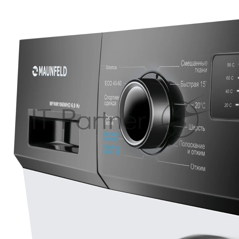 Стиральная машина c инвертором и паром MAUNFELD MFWM106IWHD