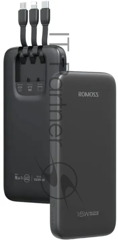 Мобильный аккумулятор Romoss PHC10 10000mAh 3A черный