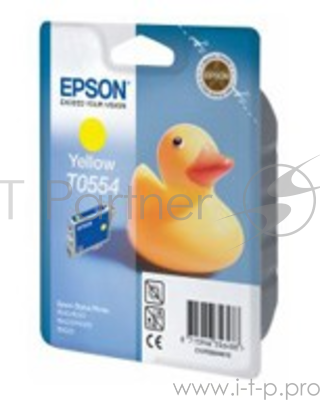Картридж струйный Epson C13T05544010 желтый для Epson RX520/R240