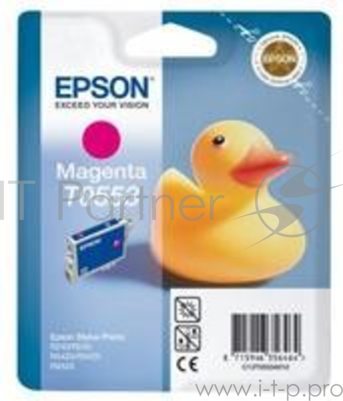 Картридж струйный Epson C13T05534010 пурпурный для Epson RX520/R240