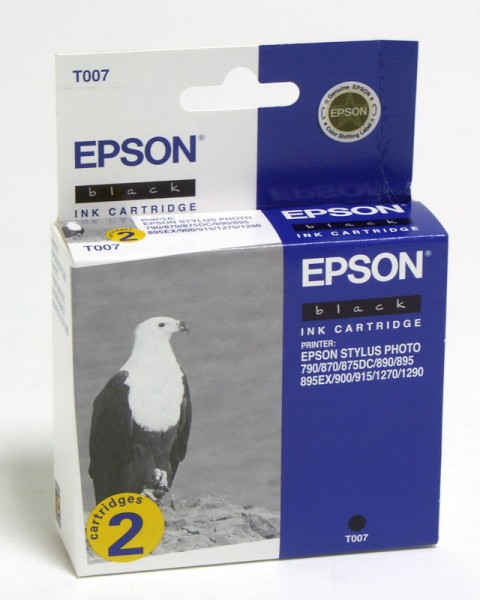 Картридж струйный Epson C13T007402 черный x2уп. для Epson St Ph 870/1270