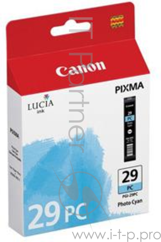 Картридж струйный Canon PGI-29PC 4876B001 фото голубой для Canon Pixma Pro 1