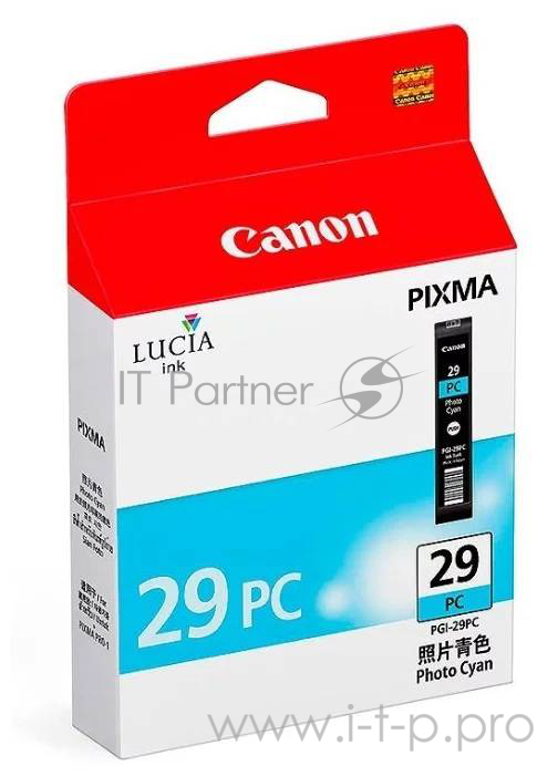 Картридж струйный Canon PGI-29PC 4876B001 фото голубой для Canon Pixma Pro 1
