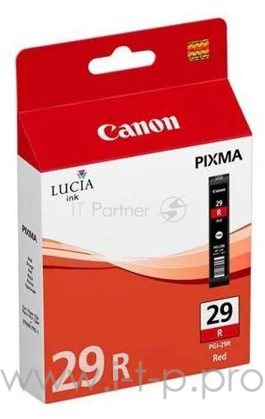 Картридж струйный Canon PGI-29R 4878B001 красный для Canon Pixma Pro 1