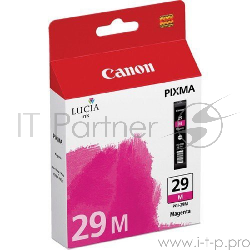 Картридж струйный Canon PGI-29M 4874B001 пурпурный для Canon Pixma Pro 1