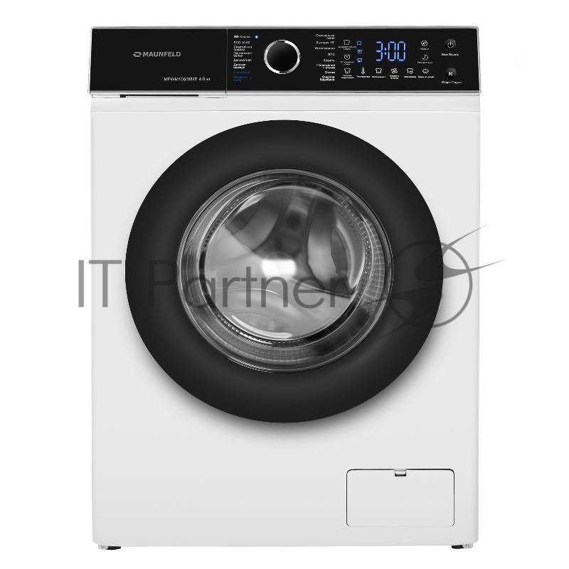 Стиральная машина c инвертором и паром MAUNFELD MFWM106IWHT