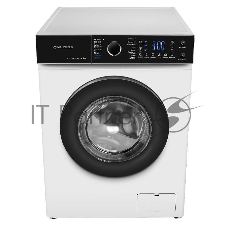 Стиральная машина c инвертором и паром MAUNFELD MFWM106IWHT