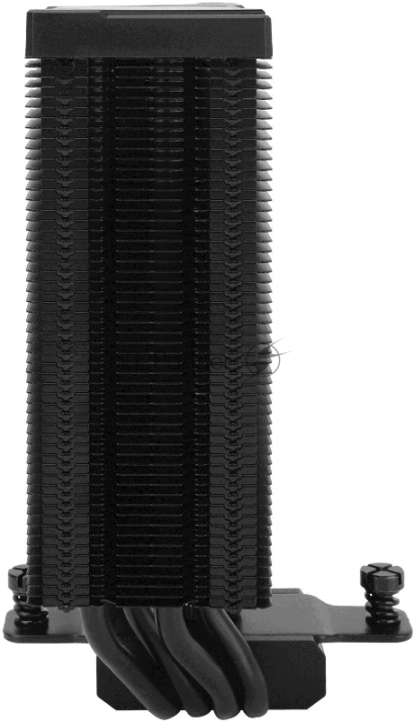 Устройство охлаждения(кулер) Thermalright Assassin Spirit 120 Vision ARGB Soc-AM5/AM4/1200/1700/1851 черный 4-pin 27dB Al+Cu LCD Ret (AS120-VISION-BL-ARGB)