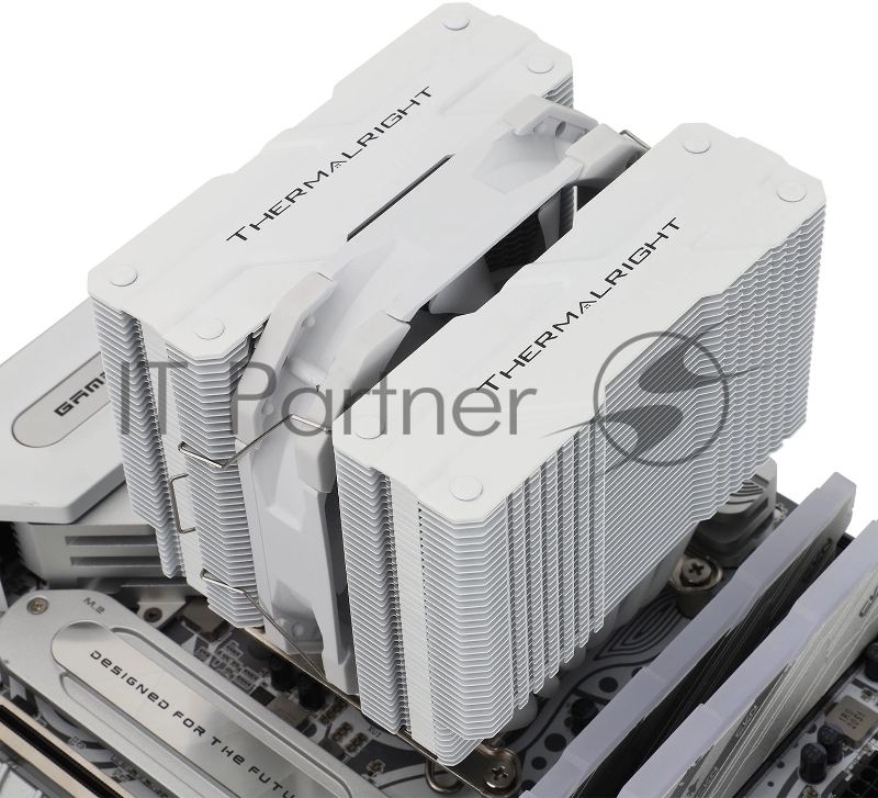 Устройство охлаждения(кулер) Thermalright Peerless Assassin 120 Mini Soc-AM5/AM4/1200/1700/1851 белый 4-pin 25.6dB Al+Cu 750gr Ret