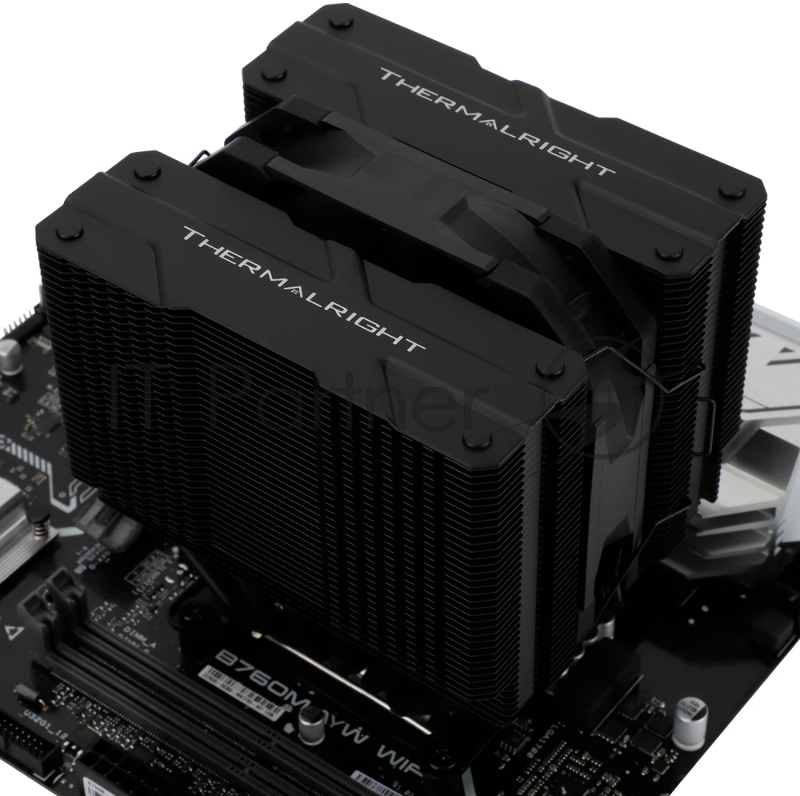 Устройство охлаждения(кулер) Thermalright Peerless Assassin 120 Mini Soc-AM5/AM4/1200/1700/1851 черный 4-pin 25.6dB Al+Cu 750gr Ret