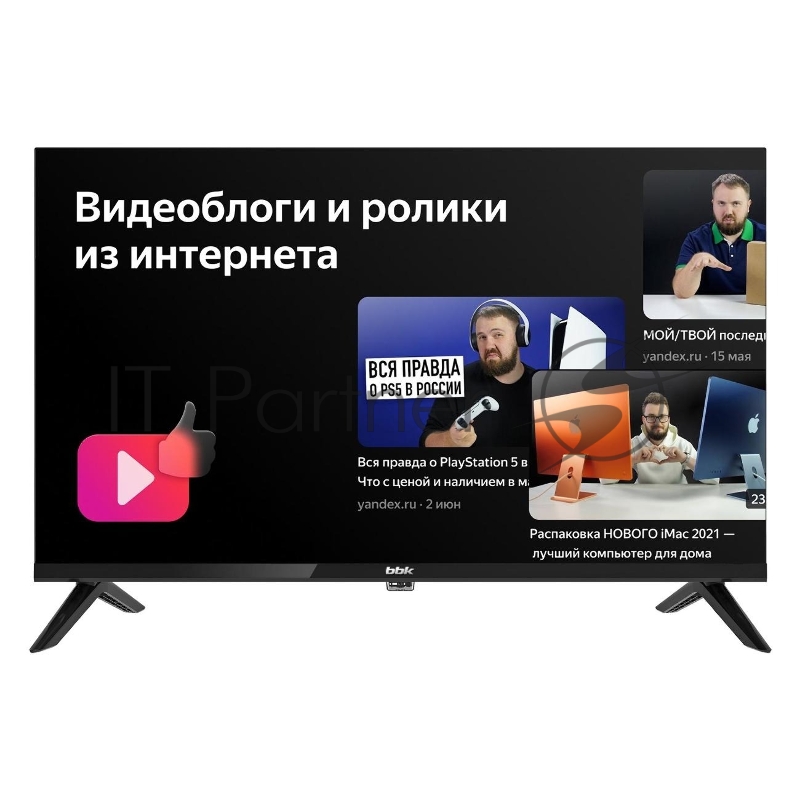 Телевизор BBK 24 24LEX-7218/TS2C черный LED HD Яндекс.ТВ