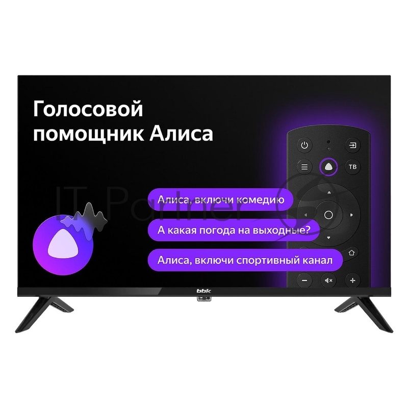 Телевизор BBK 24 24LEX-7218/TS2C черный LED HD Яндекс.ТВ