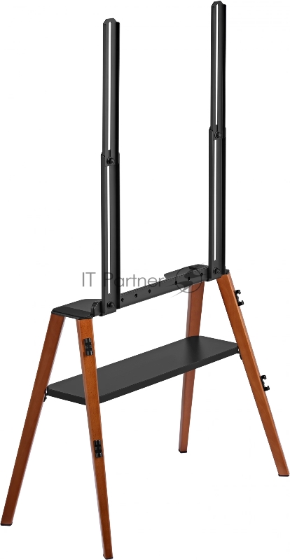 Подставка для телевизора Cactus CS-ST3645BKWN черный/орех 43-65 макс.40кг напольный